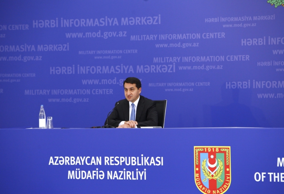 حاجييف: هذه حرب وطنية عظمى وتحرير الأراضي المحتلة طلب الشعب  شعب أذربيجان لن ينسى الدول الصديقة الداعمة وكذلك المنافقات