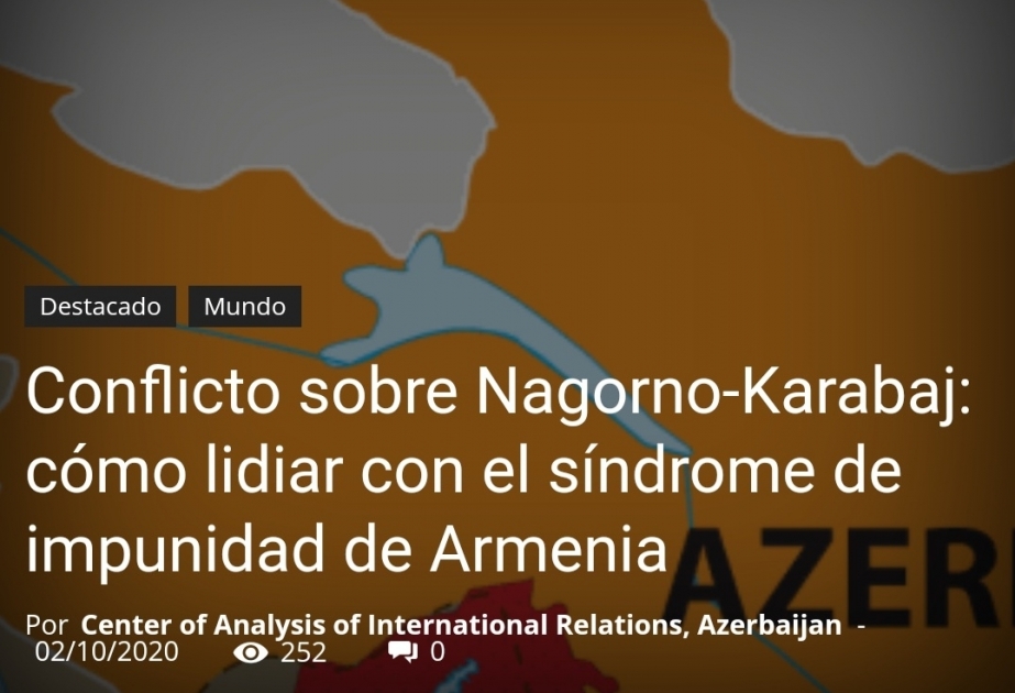 “Infogate” xəbər agentliyi: Ermənistanın cəzasızlıq sindromu ilə necə mübarizə aparmalı