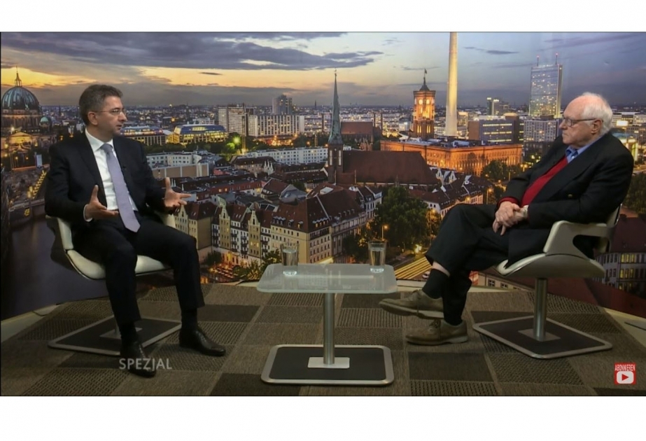 German TV Berlin airs Azerbaijani ambassador’s interview on latest provocations by Armenia