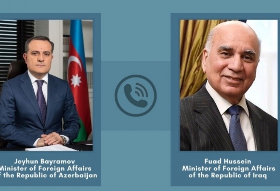 Azerbaijani, Iraqi FMs have phone conversation