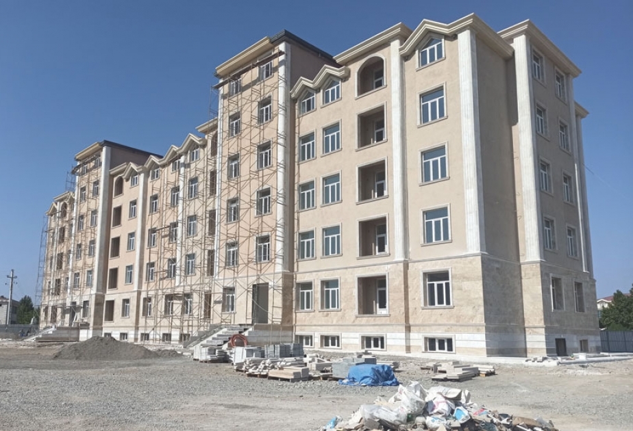 Şərur rayon mərkəzində Mədəniyyət Sarayı və yeni yaşayış binası inşa olunur