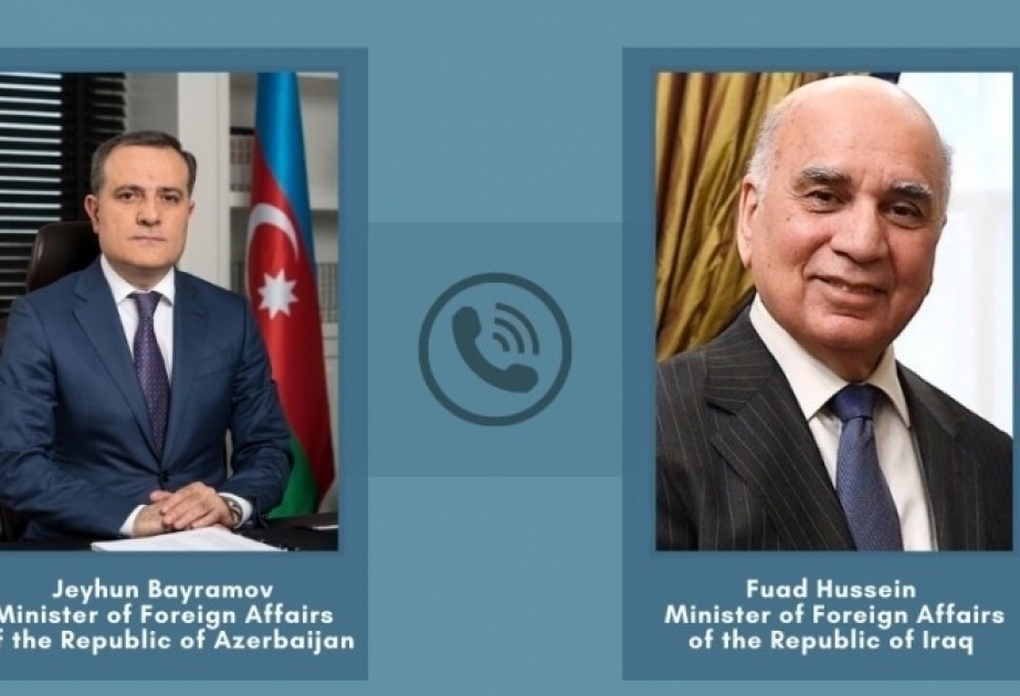 Cancilleres de Azerbaiyán e Irak mantienen una conversación telefónica