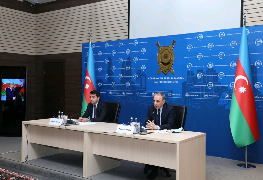 Kamran Əliyev: Ermənistan silahlı qüvvələrinin dinc əhaliyə qarşı törətdiyi cinayətlərlə bağlı Azərbaycanın Baş Prokurorluğu tərəfindən 12 cinayət işi başlanıb YENİLƏNİB  VİDEO