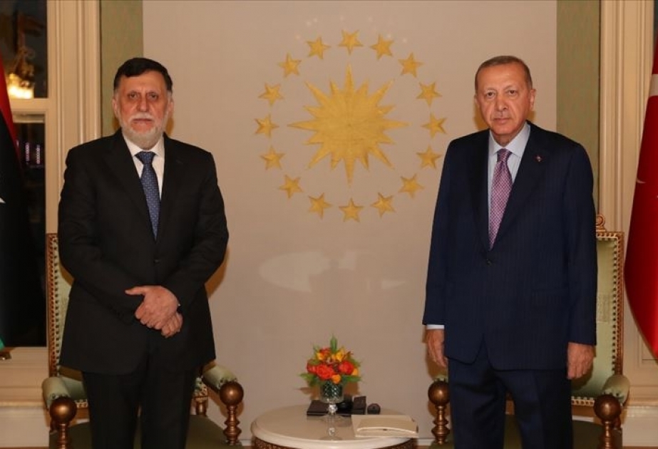 Türkiyə Prezidenti Liviyanın Baş Nazirini qəbul edib
