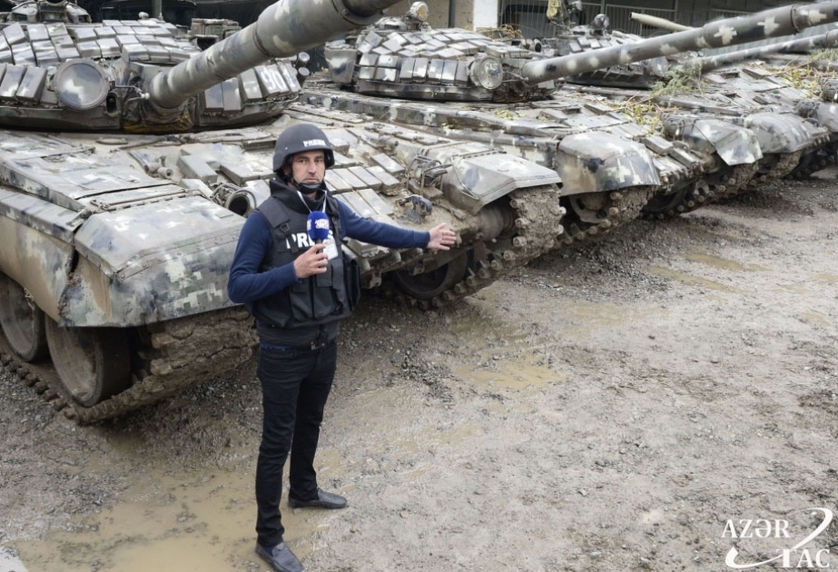 Ermənistan ordusunun atıb qaçdığı silah-sursat, döyüş və avtomobil texnikaları FOTO VİDEO