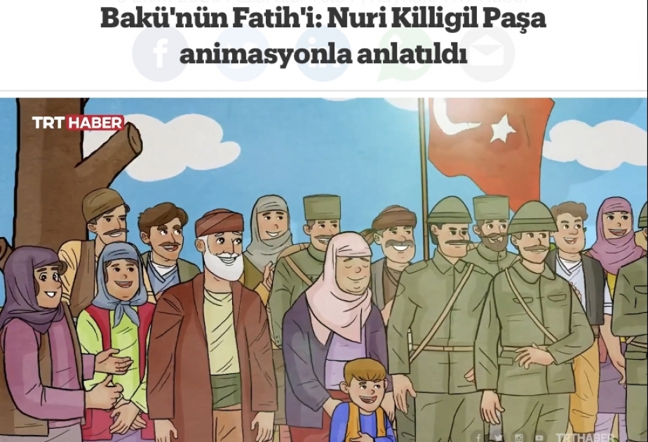 Qafqaz İslam Ordusunun komandanı Nuru paşanın həyatından bəhs edən animasiya filmi hazırlanıb VİDEO