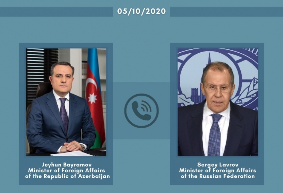 Azərbaycan və Rusiyanın XİN rəhbərləri arasında telefon danışığı olub