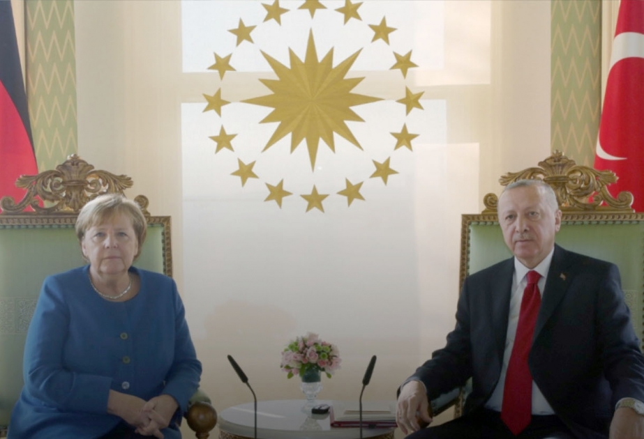 Türkiyə Prezidenti ilə Almaniya Kansleri Ermənistanın Azərbaycana qarşı işğalçılıq siyasətinin yaratdığı vəziyyəti müzakirə ediblər