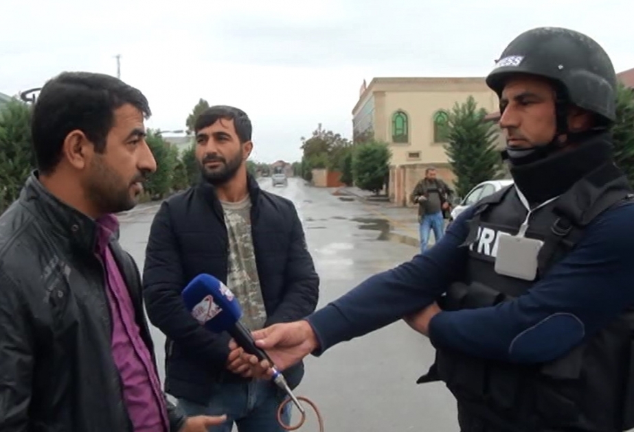 Erməni faşistlərinin təxribatı Horadiz sakinlərini qorxutmur  FOTO VİDEO
