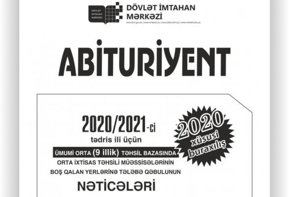 DİM: “Abituriyent” jurnalının xüsusi buraxılışı təqdim edilib