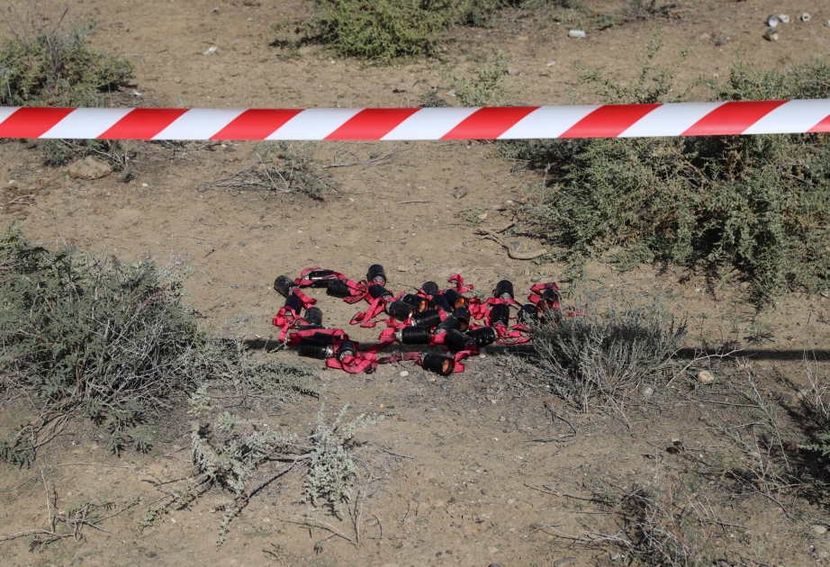 Düşmənin Bakı-Tbilisi-Ceyhan neft kəmərini hədəf alaraq atdığı "Smerç" raketinin bombacıqlarından 242-si ərazidən daşınıb