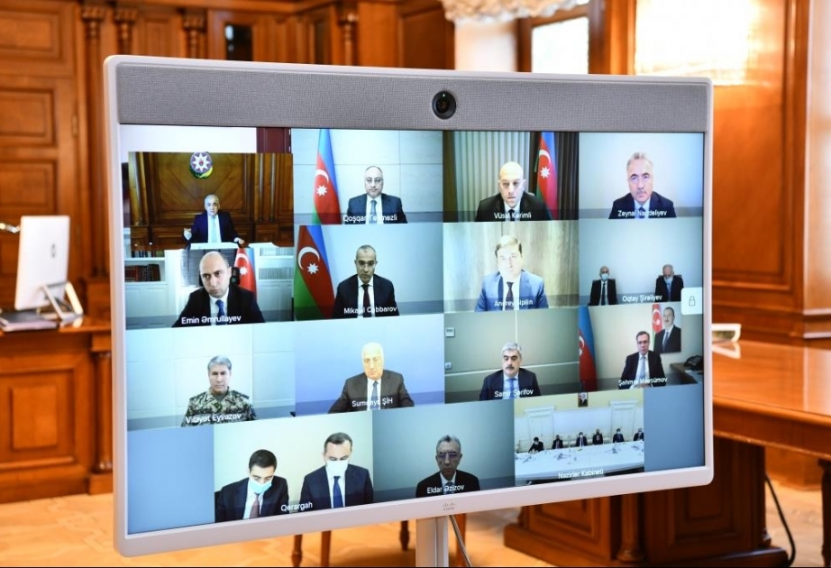 Nazirlər Kabineti yanında Operativ Qərargah koronavirusla mübarizə tədbirlərini müzakirə edib