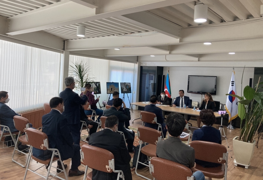 Cənubi Koreya KİV nümayəndələri üçün Ermənistanın Azərbaycana qarşı təxribatları ilə bağlı mətbuat konfransı keçirilib