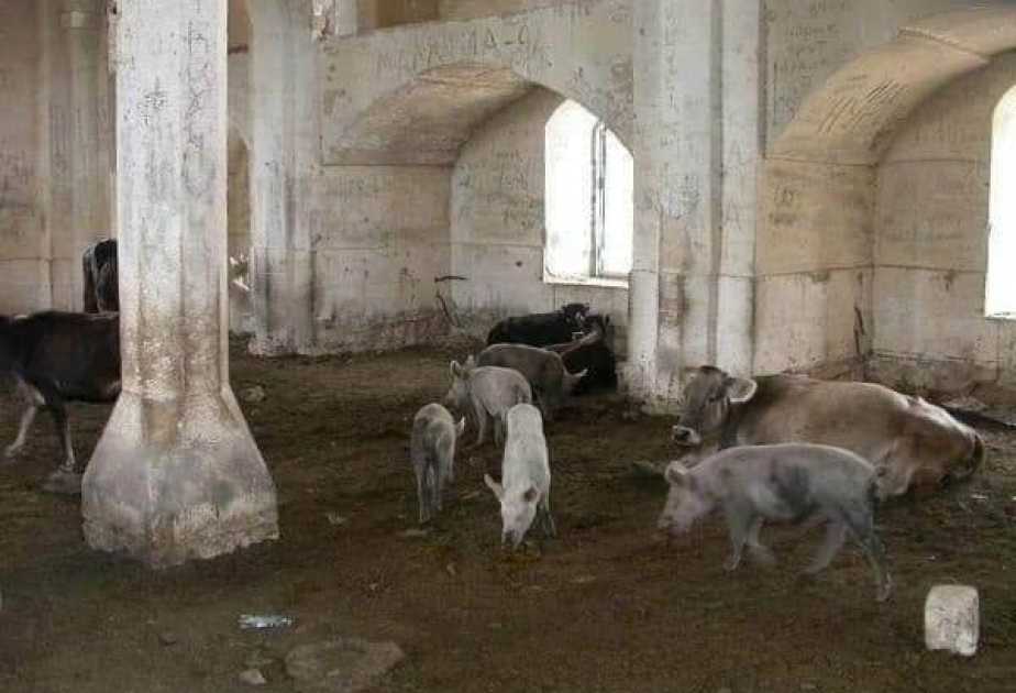 Misir qəzeti işğalçı Ermənistanın məscidlərimizi təhqir etməsindən yazıb