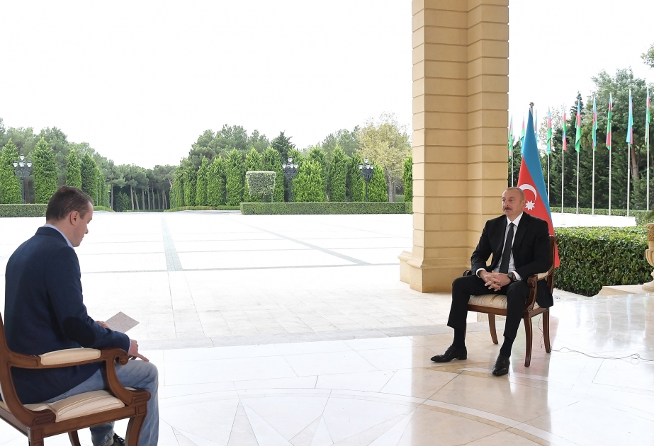 Президент Ильхам Алиев: Наш народ пережил столько горя, столько страданий, которые нанесли ему армянские оккупанты, что представить момент мира сейчас очень трудно