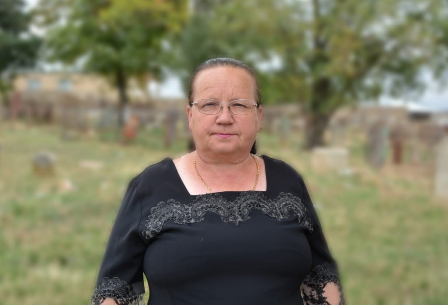 Ukleina Yekaterina Vasilyevna: biz ruslar vətənimiz Azərbaycanı sevirik, haqq işində onunlayıq
