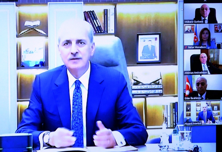 Numan Kurtulmuş: Türkiyə Azərbaycanın haqlı mübarizəsini bütün beynəlxalq platformalarda dəstəkləyir və sonadək dəstəkləyəcək