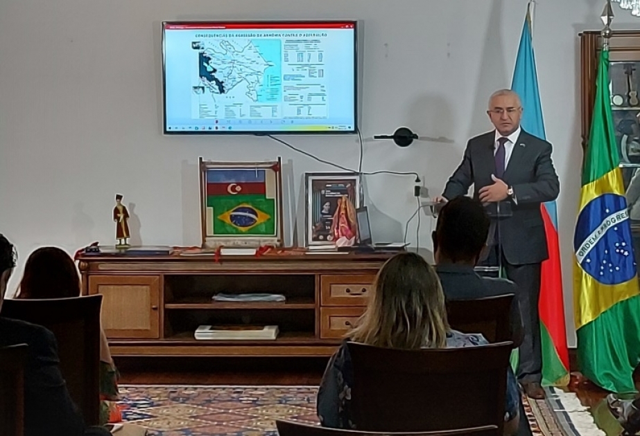 Azərbaycan Braziliyadakı səfirliyində Ermənistanın ölkəmizə qarşı törətdiyi təxribatlarla bağlı brifinq keçirilib