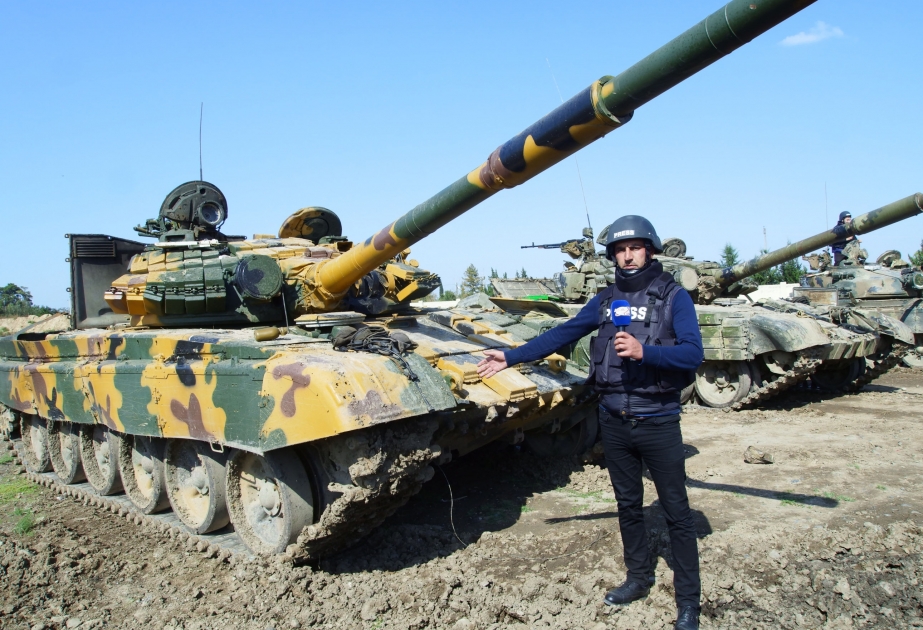 Ermənistan silahlı qüvvələrinin xeyli sayda tank və PDM-ləri ələ keçirilib  FOTO VİDEO
