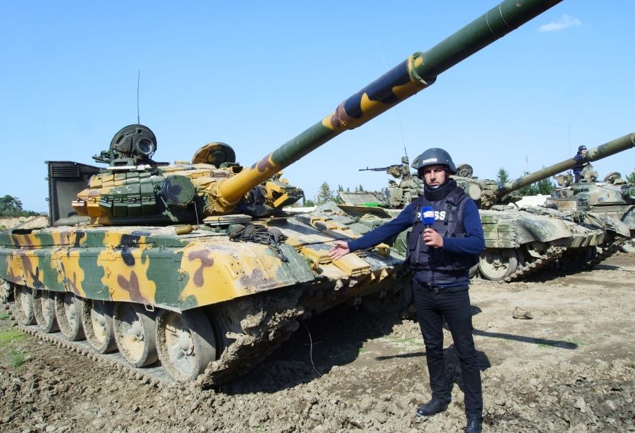 Перехвачено большое количество танков и БТР вооруженных сил Армении