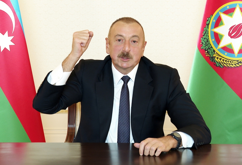 Prezident İlham Əliyev: İstənilən hərbi mütəxəssis görə bilər ki, bu gün Azərbaycan Ordusu döyüş meydanında qələbə qazanıb