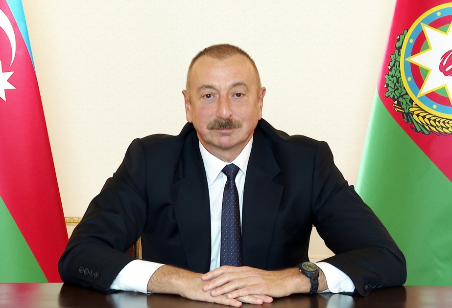 Prezident İlham Əliyev: Dünyada heç bir qüvvə bizi haqq yolumuzdan döndərə bilməz VİDEO
