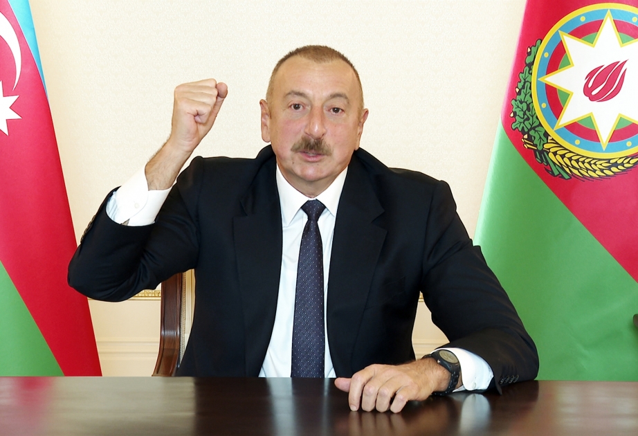 Prezident İlham Əliyev: Status-kvo deyilən məsələ qurtardı getdi, status-kvonu biz döyüş meydanında dəyişdik