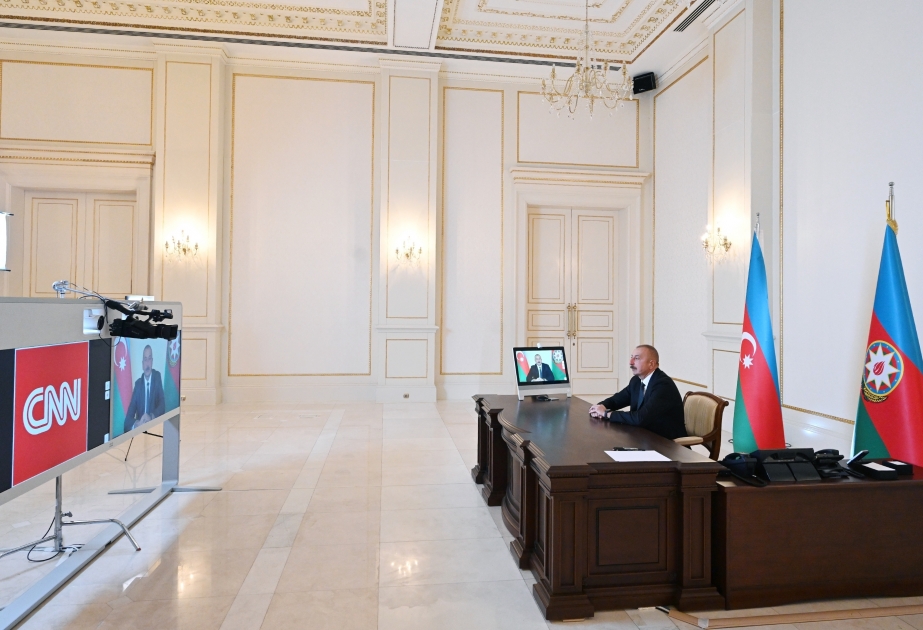 CNN International TV channel’s “Connect the World” program broadcast interview with President Ilham Aliyev VIDEO