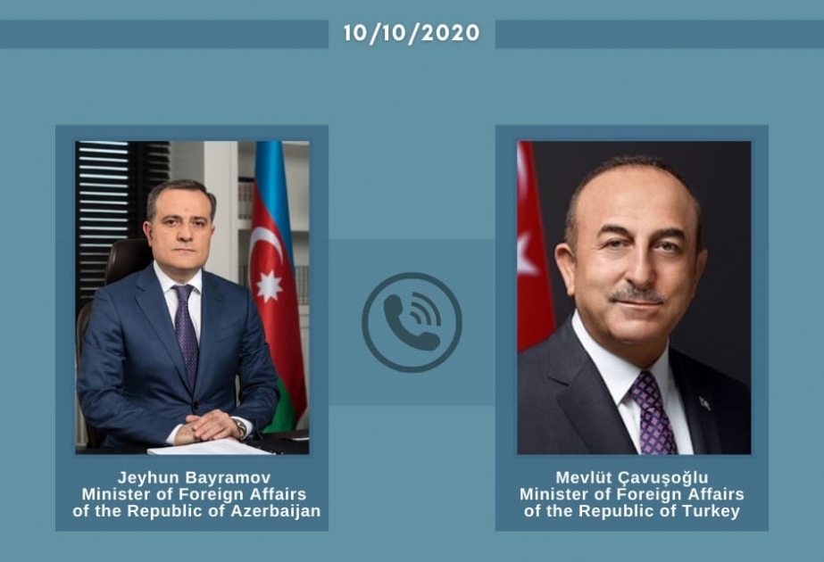 Azərbaycanın və Türkiyənin Xarici İşlər nazirləri arasında telefon danışığı olub