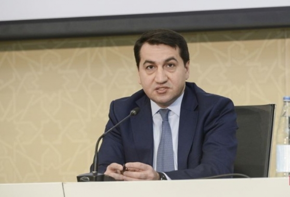 Prezidentin köməkçisi Hikmət Hacıyev: Ermənistanın dövlət səviyyəsində terror siyasəti davam edir