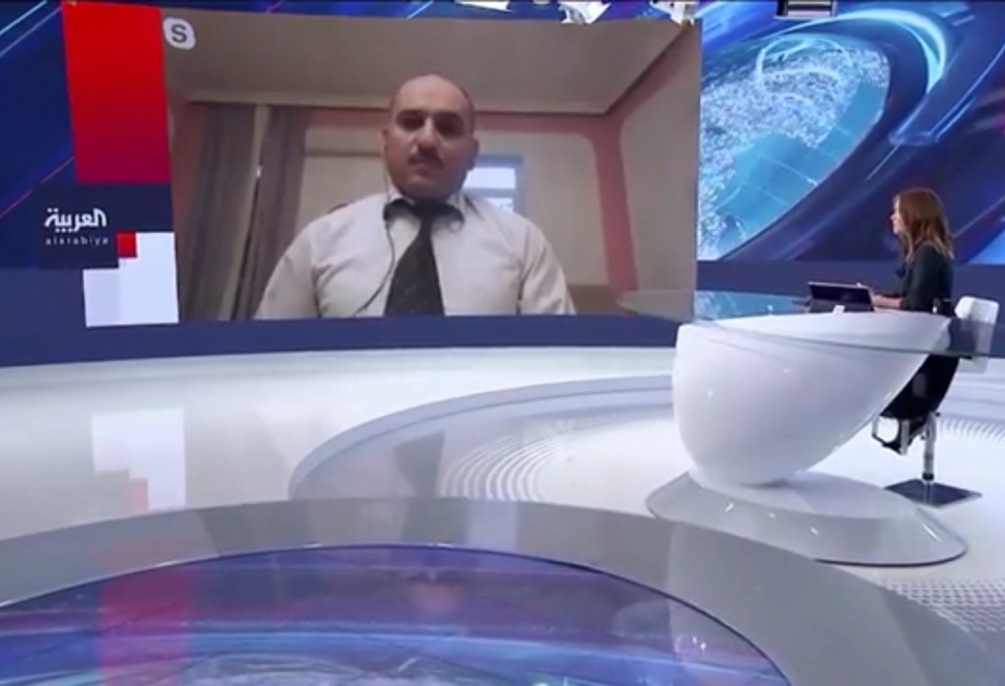 AZƏRTAC-ın əməkdaşı ərəbdilli telekanalların efirində Ermənistanın müharibə cinayətlərindən danışıb