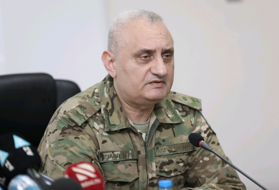 Azərbaycanda akkreditə olunmuş xarici hərbi attaşelər və beynəlxalq təşkilatların ölkəmizdəki nümayəndələri üçün brifinq keçirilib