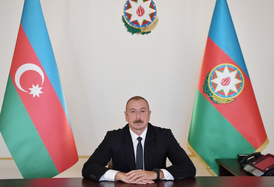 Video message of President Ilham Aliyev was presented at the opening ceremony of 71st IAC 2020 VIDEO