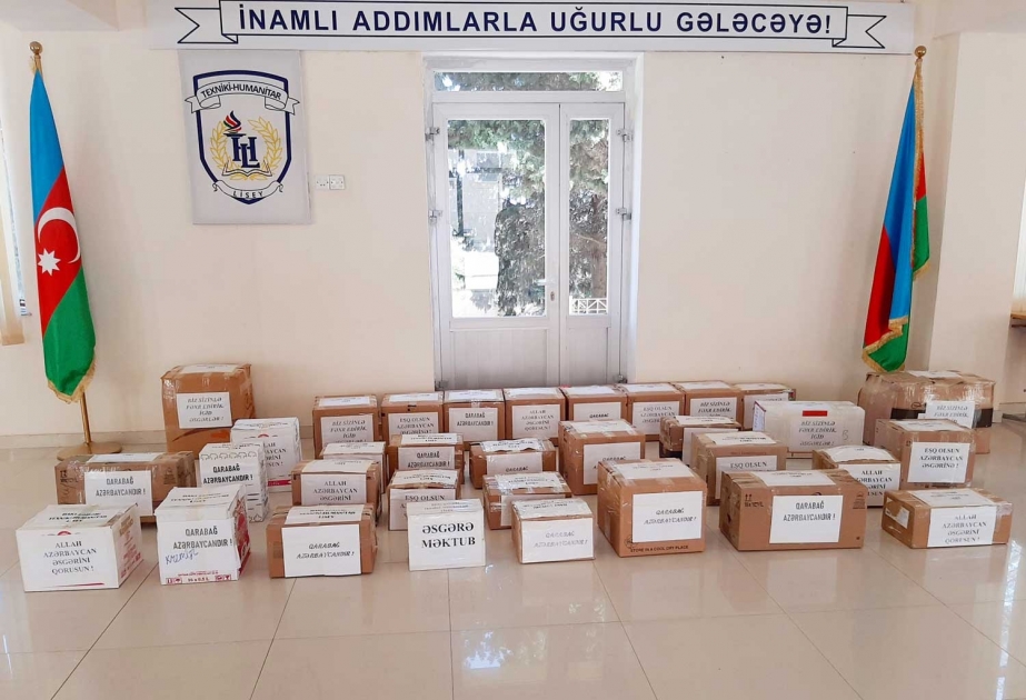 Paytaxt məktəblərindən orduya dəstək aksiyaları