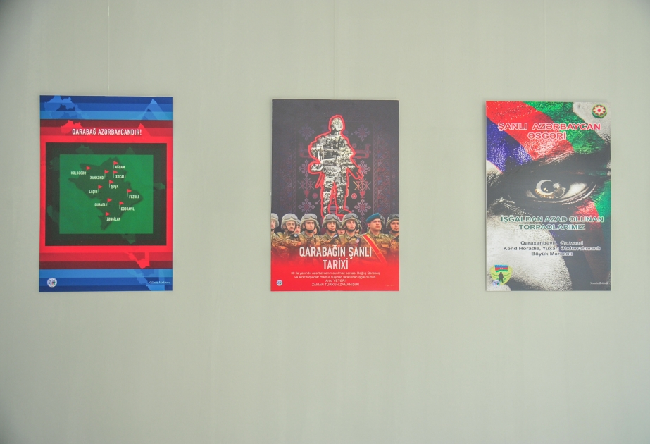Mədəniyyət və İncəsənət Universitetində “Qarabağ Azərbaycandır!” plakat sərgisi açılıb