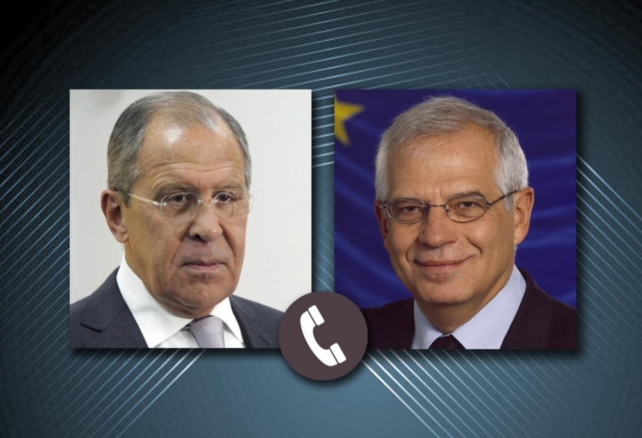 El canciller de Rusia y el Alto Representante de la Unión Europea para Asuntos Exteriores y Política de Seguridad debaten la situación en Karabaj