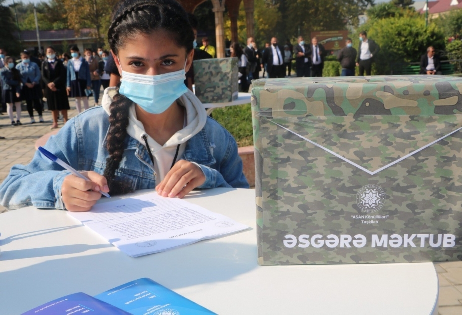 İmişlidə “Əsgərə məktub” aksiyası təşkil olunub