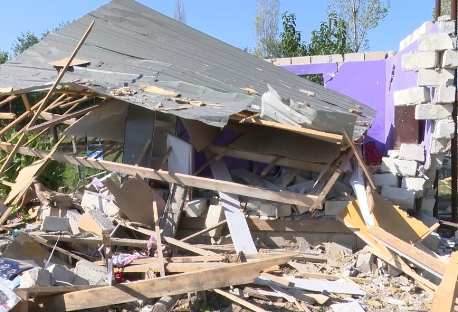 Armeniens Kriegsverbrechen gegen Aserbaidschan gehen weiter - Videoaufnahmen aus dem Bezirk Aghjabadi