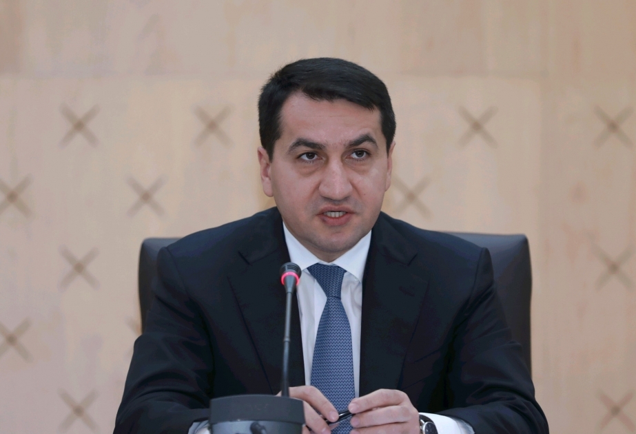 Hikmat Hajiyev: Armenian armed forces continue to attack Azerbaijani cities with missiles and artillery under the pretext of humanitarian truce