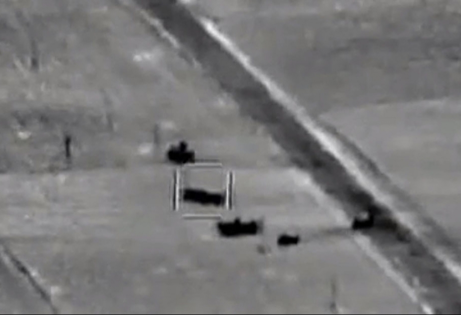 Министерство обороны распространило видеоизображения выхода на стартовую позицию уничтоженного вражеского ОТРК ВИДЕО