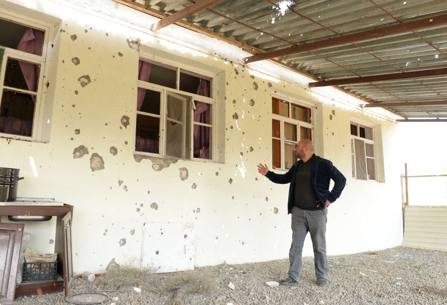 Füzulinin Alxanlı kəndində dinc sakinlər yenidən atəşə tutulub -  FOTO