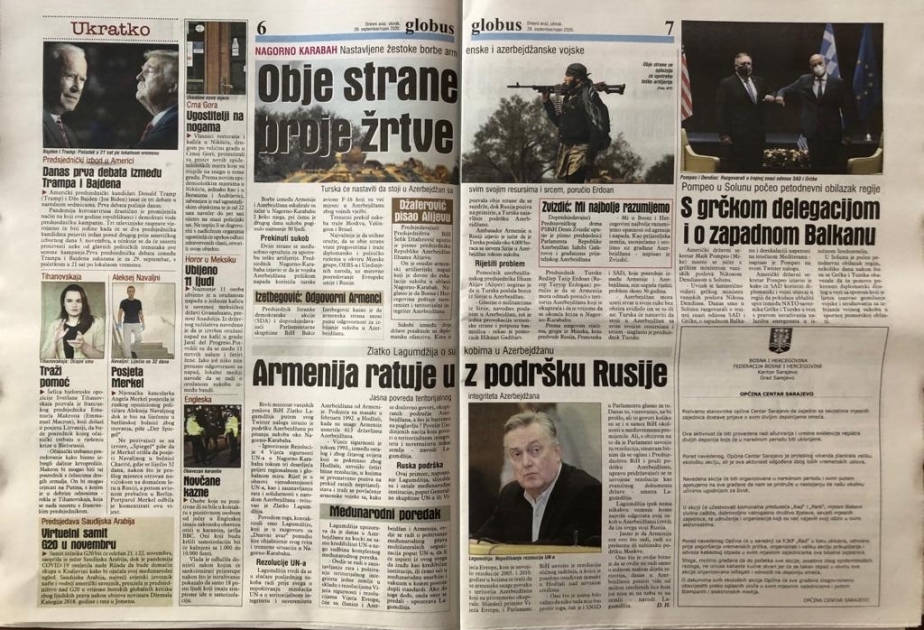Zlatko Lagumdzija: Ermənistan BMT Təhlükəsizlik Şurasının qətnamələrinin tələblərini yerinə yetirməkdən imtina edir