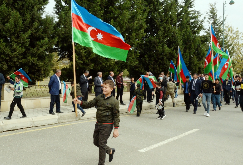 Xocavənd sakinləri qələbə sevincini yaşayırlar - YENİLƏNİB FOTO