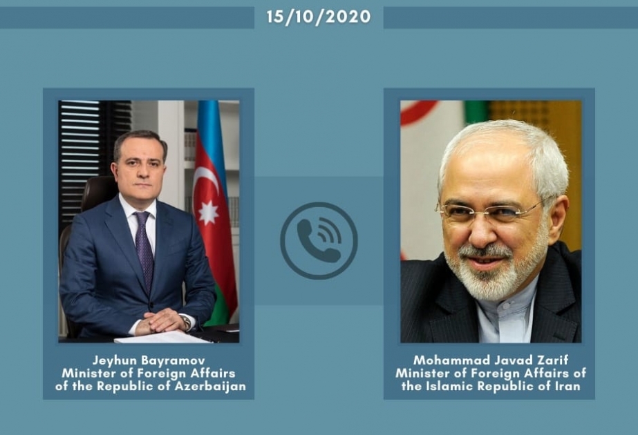 Xarici İşlər naziri Ceyhun Bayramov bölgədəki son vəziyyətlə bağlı iranlı həmkarını məlumatlandırıb