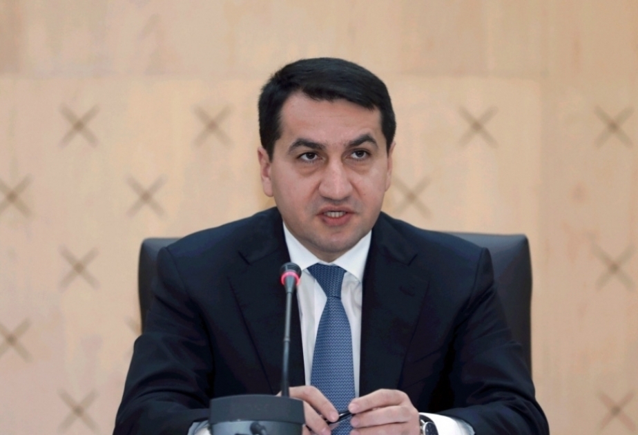Hikmat Hajiyev: Armenia's foreign ministry in vile manner attempts to deny its state responsibilty for this nefarious war crimes