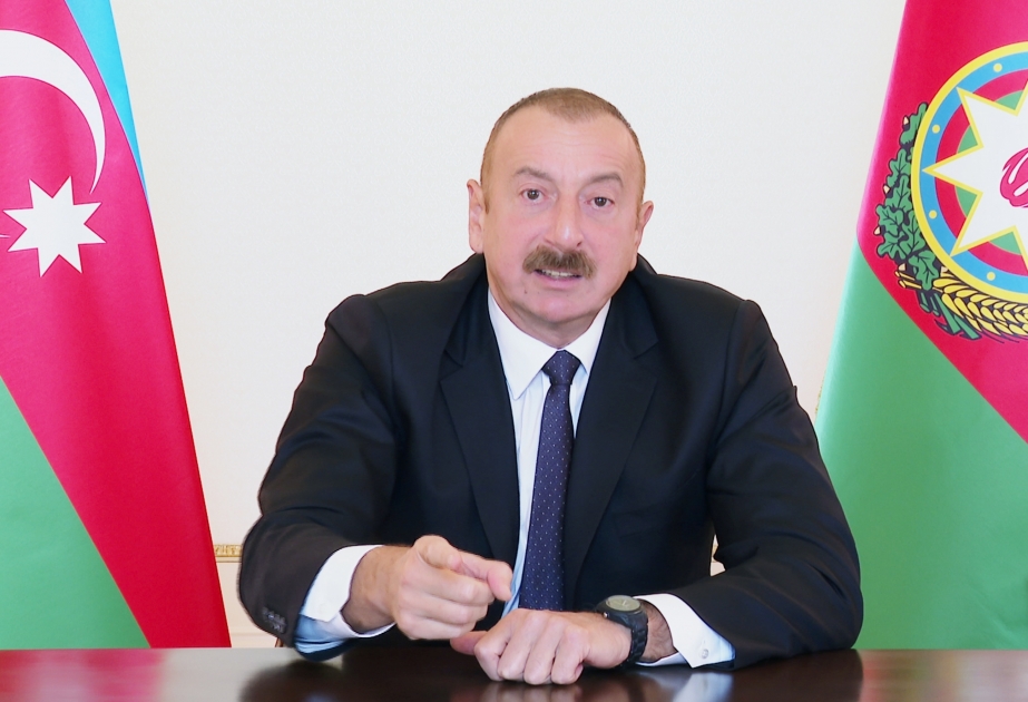 Президент Ильхам Алиев: Откуда в нищей Армении столько оружия, столько техники?