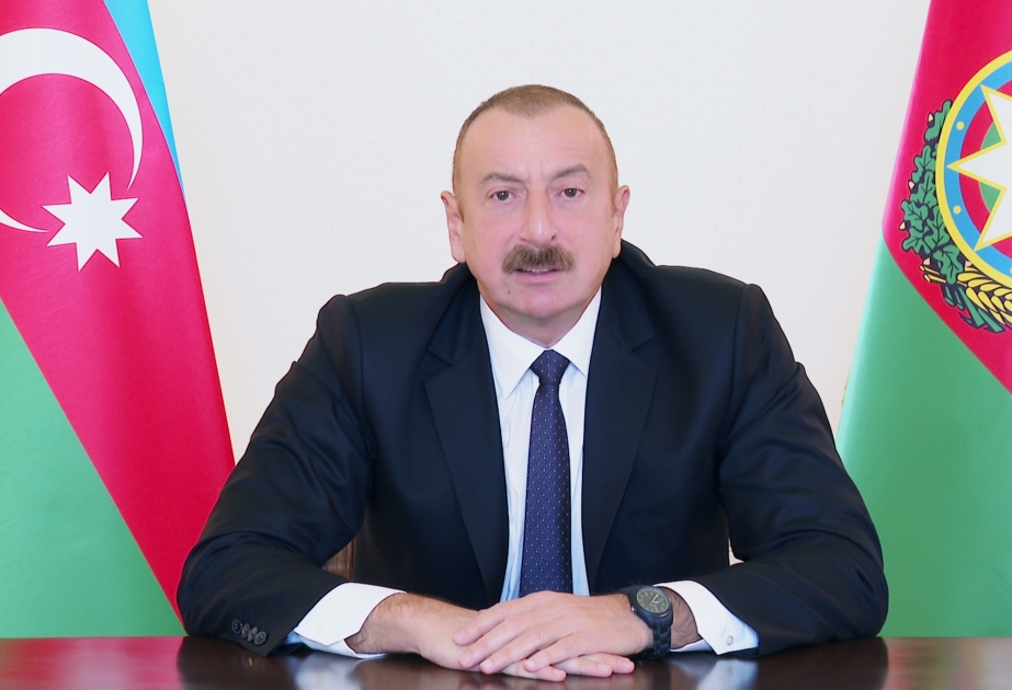 Presidente Ilham Aliyev: "Respondemos en el campo de batalla, nos vengamos por estas personas inocentes en el campo de batalla"