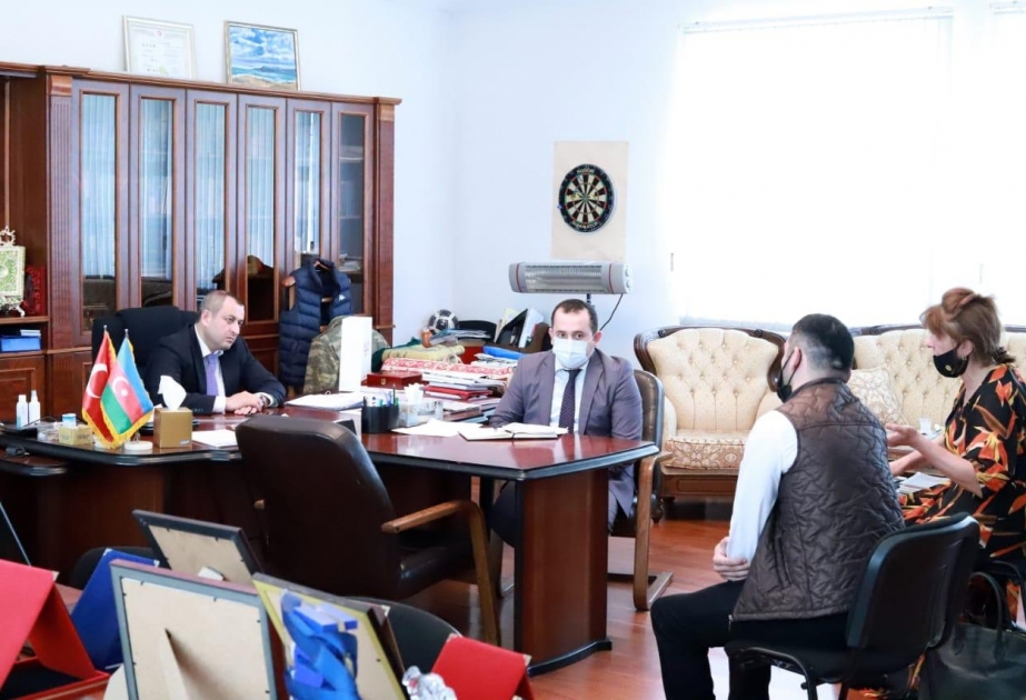 Milli Məclisin Sədr müavini Adil Əliyev seçiciləri ilə görüşüb