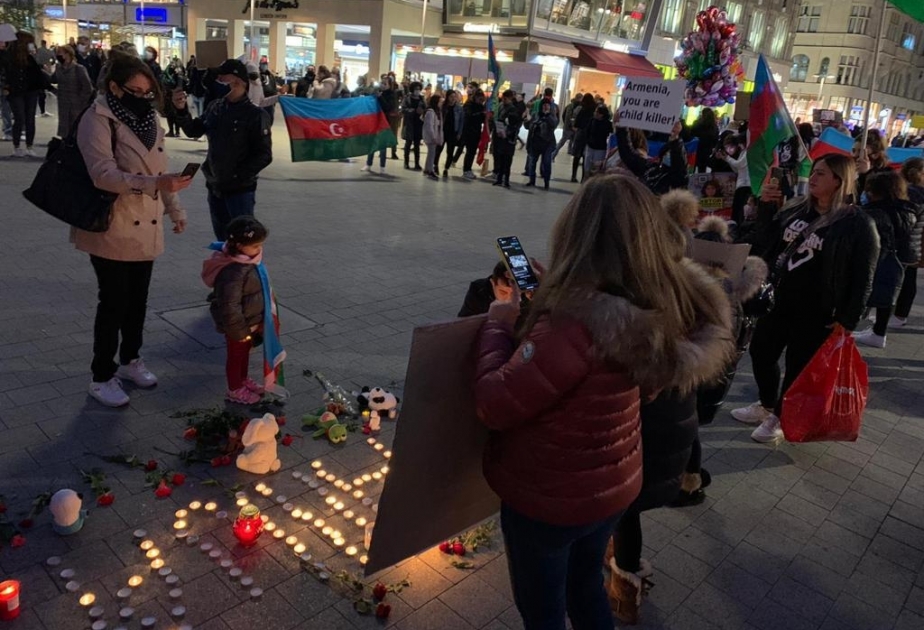 Hannover azərbaycanlıları Gəncə terrorunda həlak olanların xatirəsini yad edib
