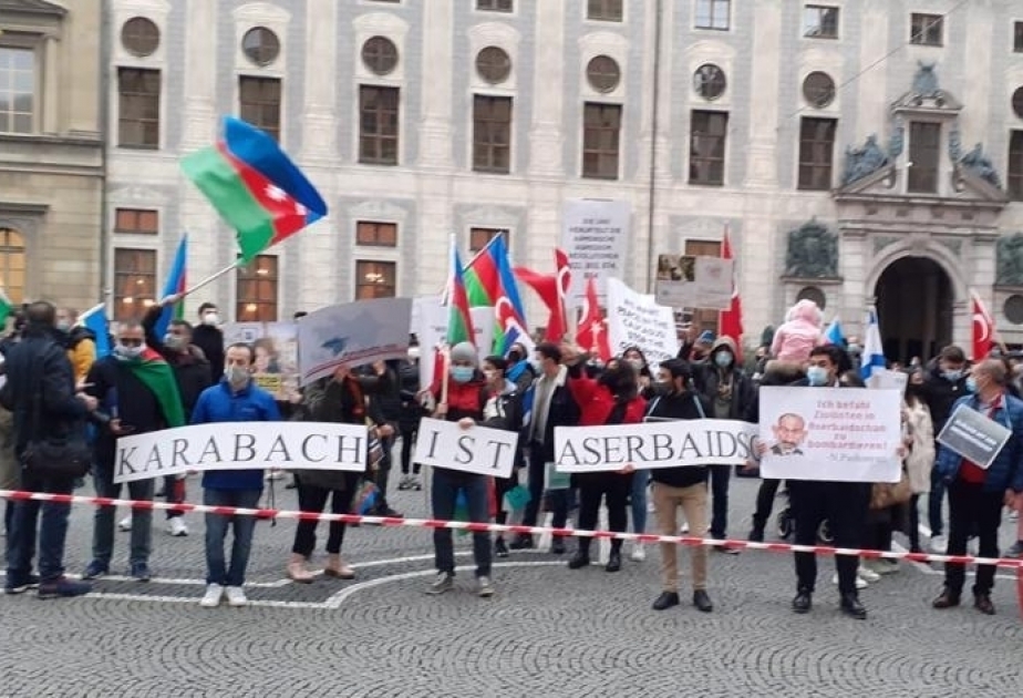 Protest action organized in Munich